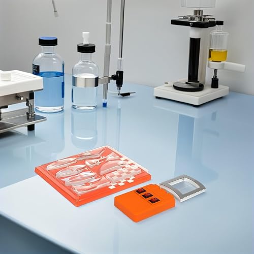 Miniatura 6 de FESTFENDS Optical Physics Experiment Kit Prism Optic Reflector Convex Lens Three Light Source Apparatus Plastic Lens Physics Prism Teaching