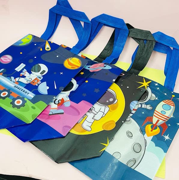 AMANVANI Space Gift Carry Bags Medium Size Cartoon Theme Party