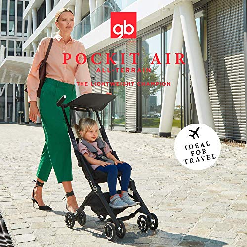 gb Gold Buggy Pockit Air All Terrain, Ultrakompakt, 0-22 kg, Ab Geburt bis ca. 4 Jahre, Velvet Black