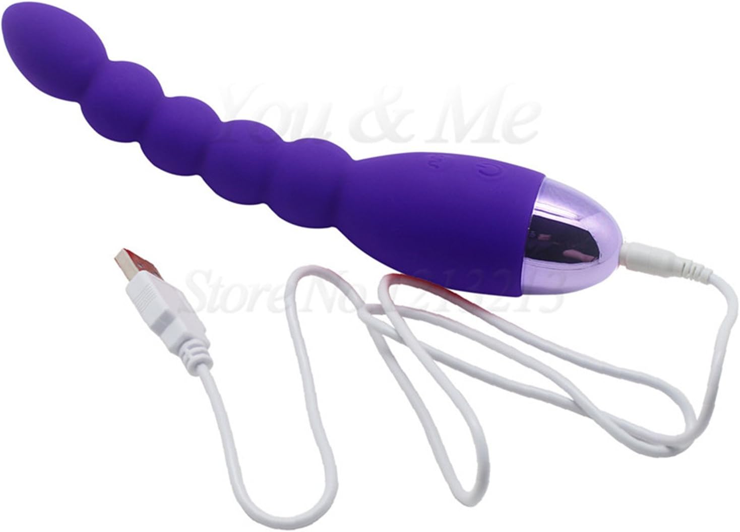 Vibrador anal de 10 velocidades para vagina, con cuentas ...