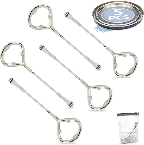 Pro Metal Paint - Abrelatas de pintura y abridor de botellas, diseño de acero resistente, extracción de tapa, resistente a la corrosión (paquete de