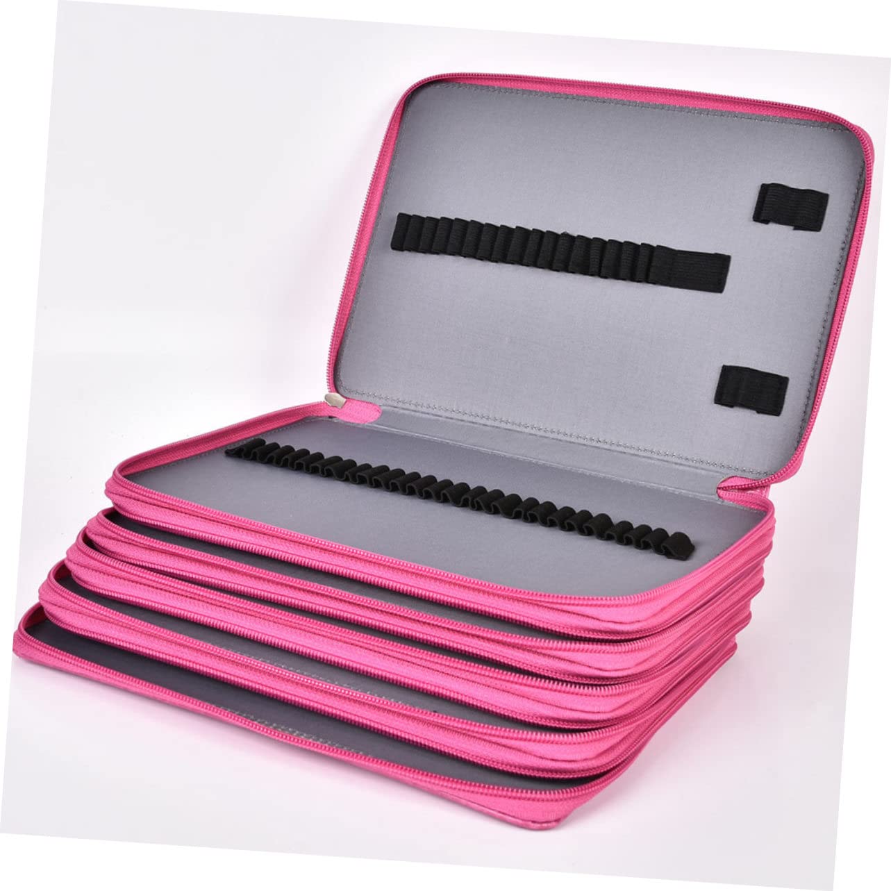 Astuccio Portapenne da Scuola 252 Fori, Grande Capacità, Zip | Decorazioni Scuola, Pu e Poliestere, Portatile, Organizer per Matite e Forniture Scolastiche