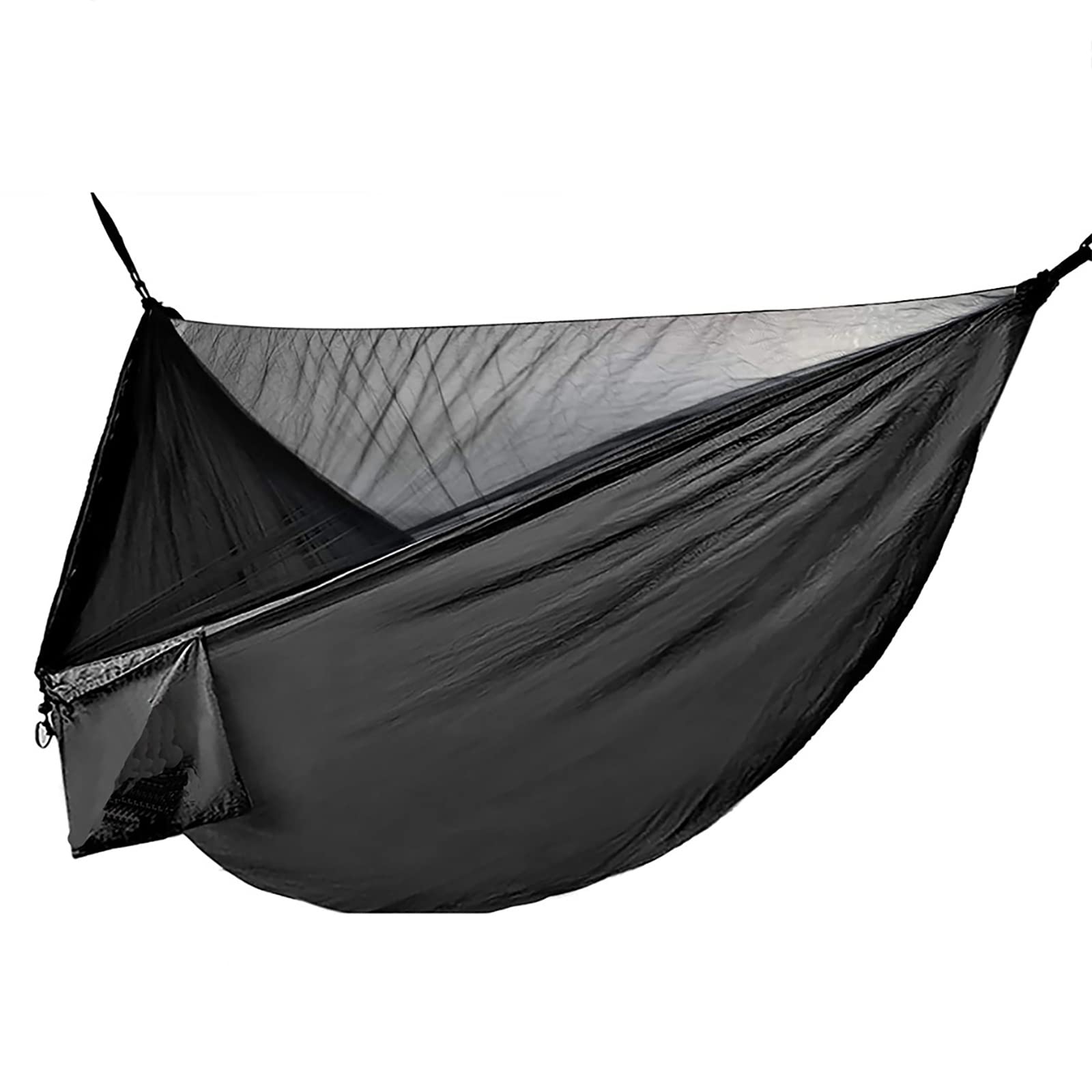 hammock, 290cm×140cm Outdoor with Net Ultralight Breathable Quick Drying Parachute Nylon Camping Kids for Trekking Travel Beach Garden