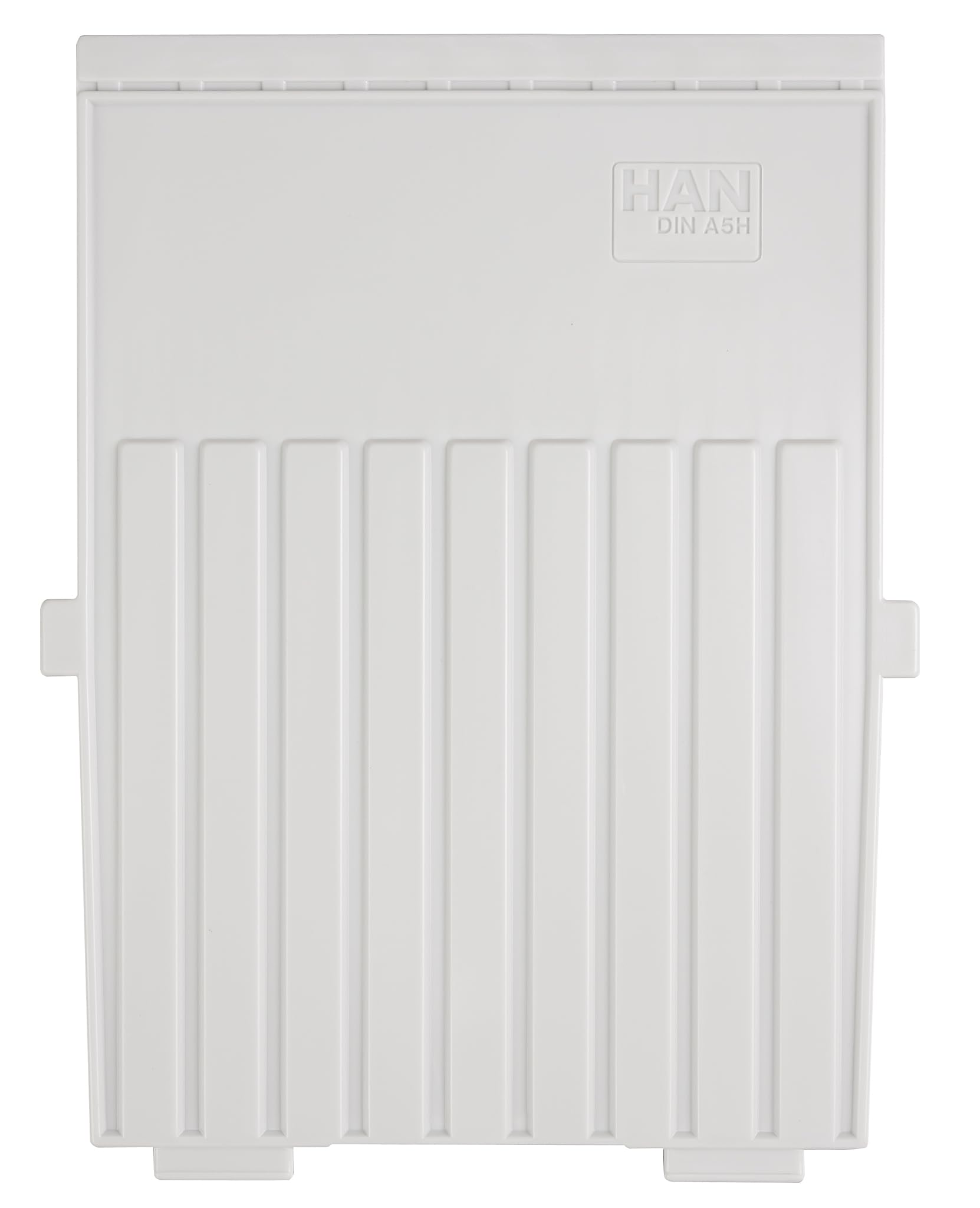 HAN 9025-1-11, séparateur DIN A5 vert., pour bacs et boîtes à fiches HAN, lot de 5 unités, gris clair