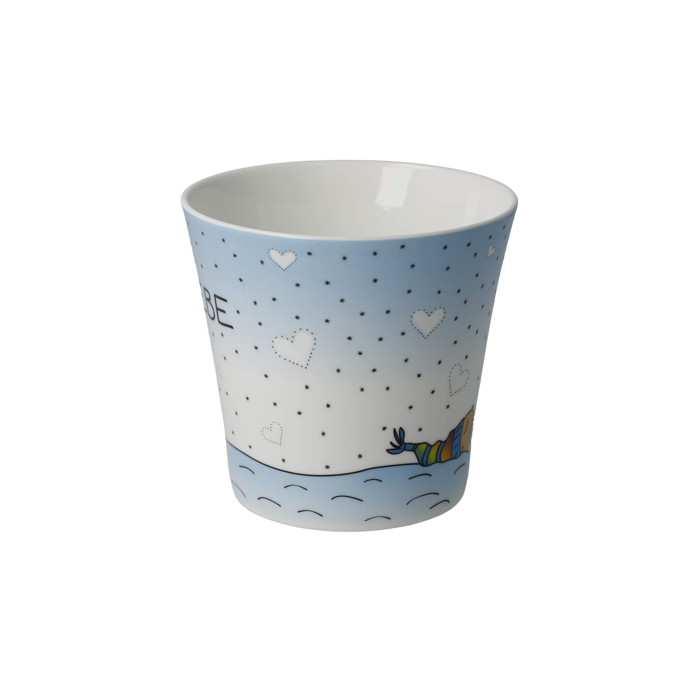 Goebel Künstlerbecher „Ich Muss Gar Nix“ – Fine Bone China Tasse Von Barbara Freundlieb, 13x10x9,5 Cm