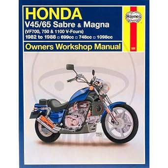 دليل إصلاح HAYNES - Vf750 Sabre / Magna V-Four Street 820 820
