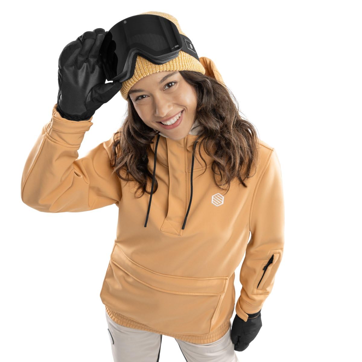 SIROKO Chaqueta para snowboard/esquí esquí y nieve W3-W Neuquén Amarillo