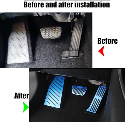 Miniatura 3 de Accesorios para Toyota RAV4 RAV 4 XA50 2019 2020 2021 Accesorios antideslizante Aleación de aluminio Cubierta de pedal Motor automático Sin taladro