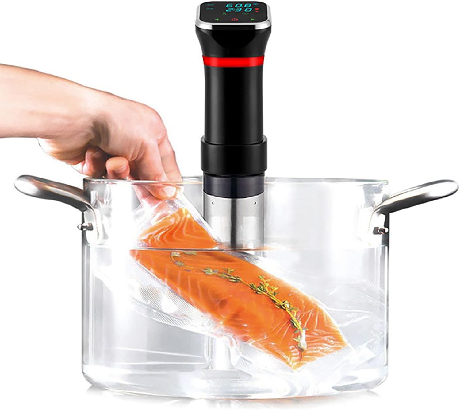 LMEIL Mquina De Cocina Sous Vide, Mquina De Coccin Sous Vide, Cocina De Precisin, Cocina De Precisin, Control Preciso De Temperatura Y Tiempo, Reduce La Prdida De Humedad De Los Alimentos