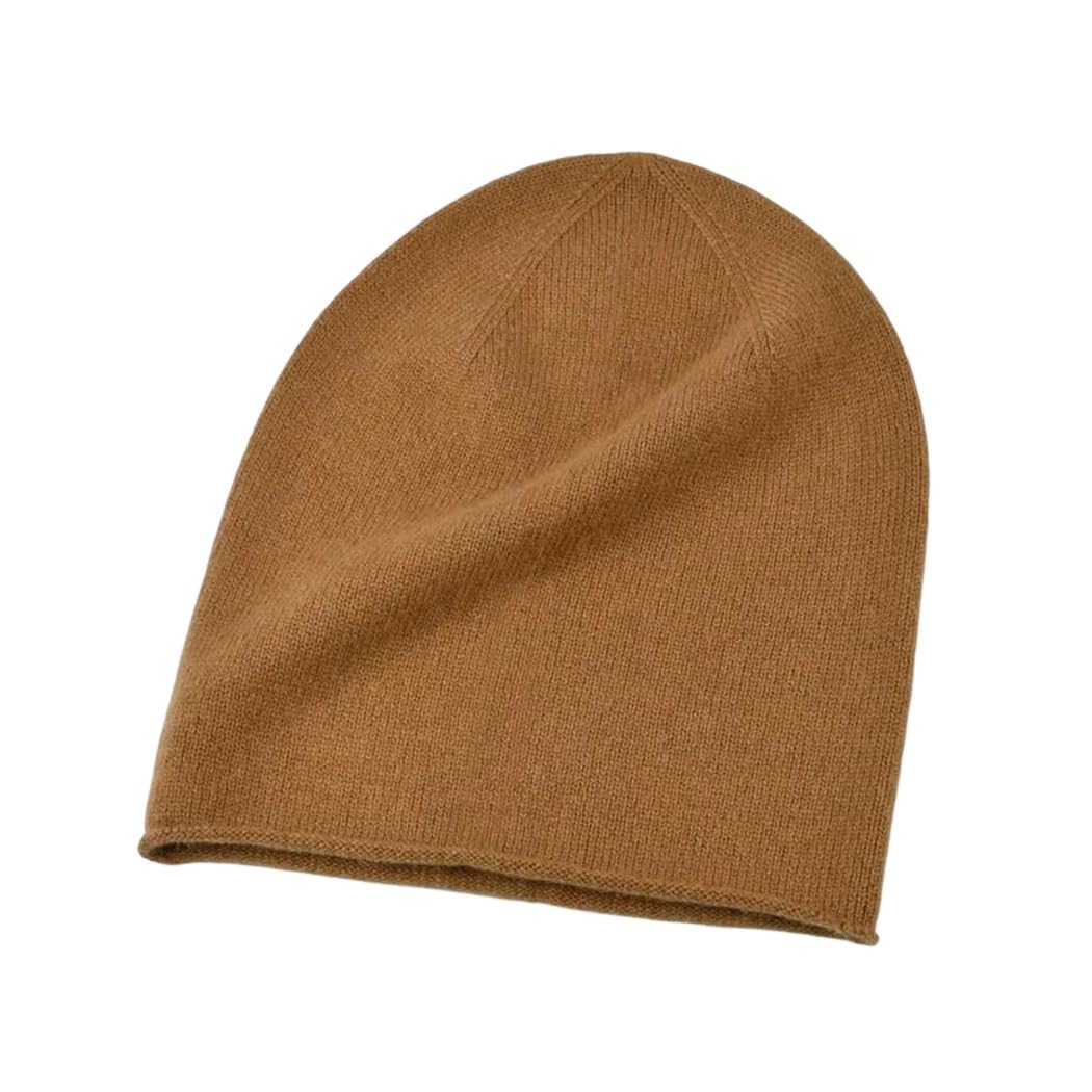 Gorro de Lana Lisa para Mujer, cálido, de Punto, Suave y Acanalado, para Invierno (Talla única 5)