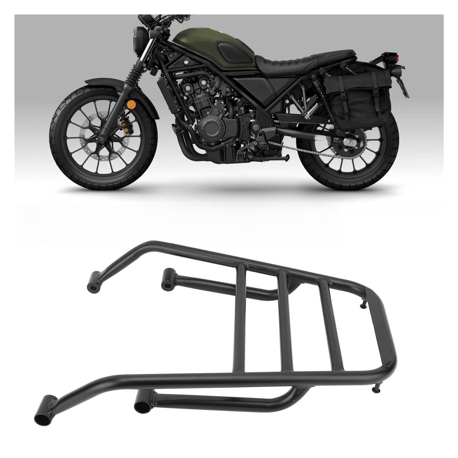 Portaequipajes Portaequipajes Trasero para Motocicleta, Soporte De 19 Mm para CL250 CL300 CL500 SCL500 2023-2024