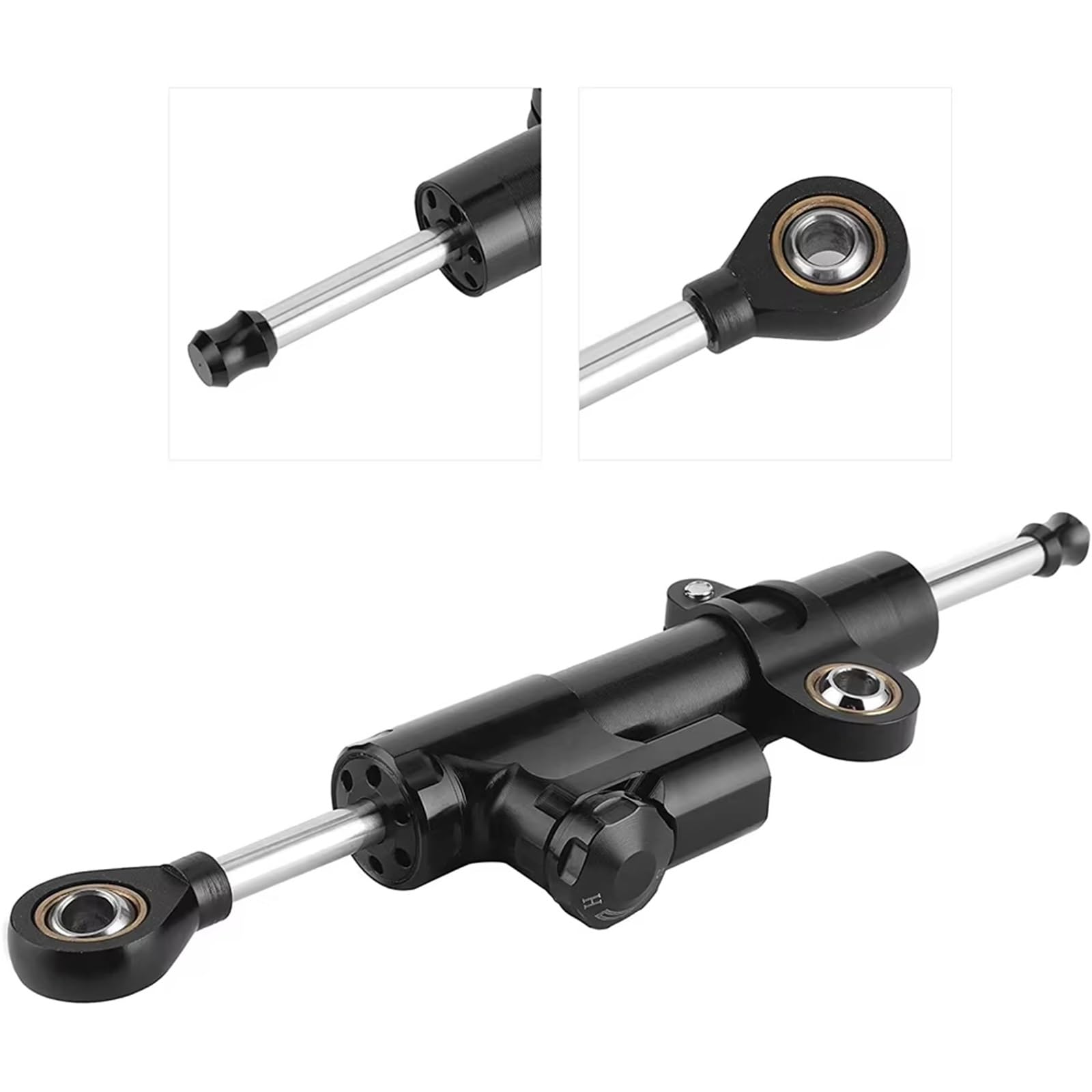 Amortiguador de Dirección Amortiguador Dirección Motocicleta 330 Mm Amortiguador Aleación Aluminio Barra Equilibrio Antivibración Resistente Al Desgaste Piezas Modificación Motocicleta