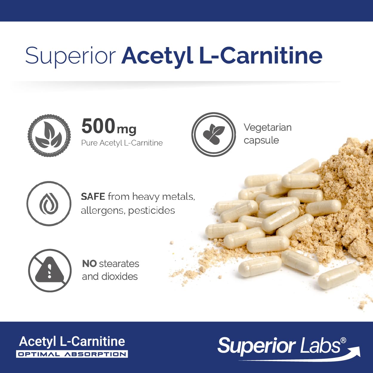 superior labs acetyl l carnitine Amazon.com: Superior Labs Acetyl L-Carnitine 500 mg, High Potency ALCAR,  Pure Non-GMO, Zero Synthetic Additives, Maximum Absorption, Energy & Fat  Metabolism, Brain, Nerve & Cellular Detox Support, (60 Veg Caps) :  Everything