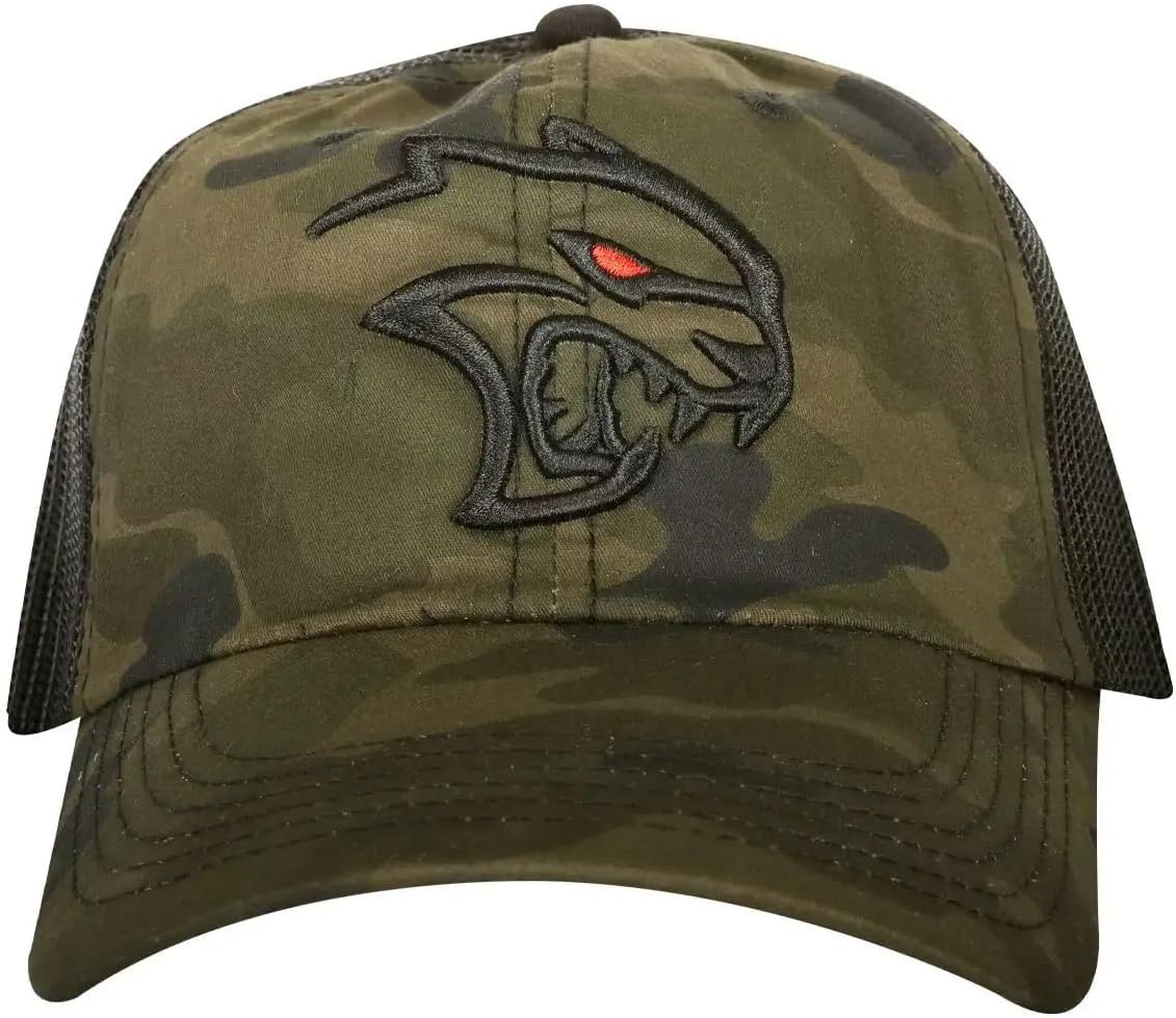 Dodge Hellcat Redeye Camo Trucker Cap - Camo/Black