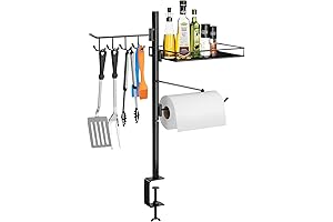 Blackstone Table- Condiment Caddy, Utensil, Paper Towels Holder All-In-One