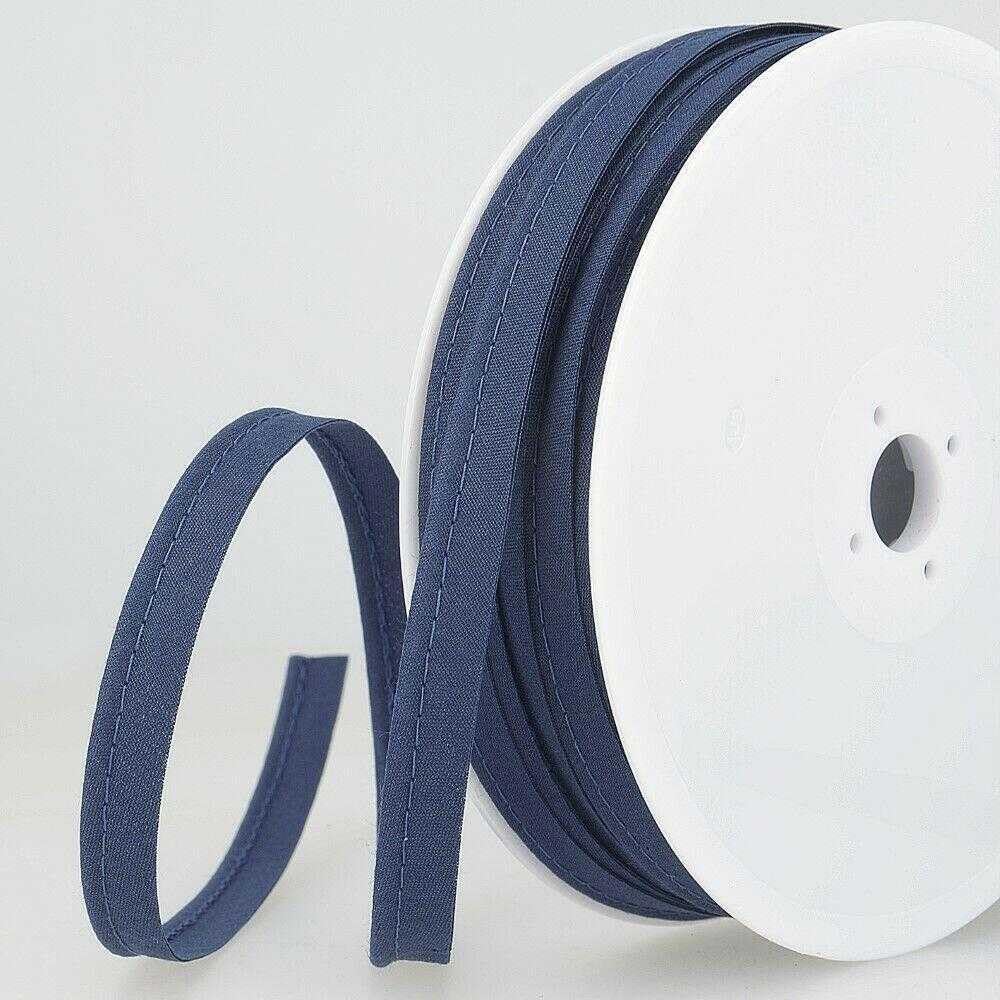 5mm Flanged Piping Cord Polyester Cotton 45 Colours Buy 1 2 Or 4 Metres 801D, 023 Navy Blue, 2 Metres — image 1