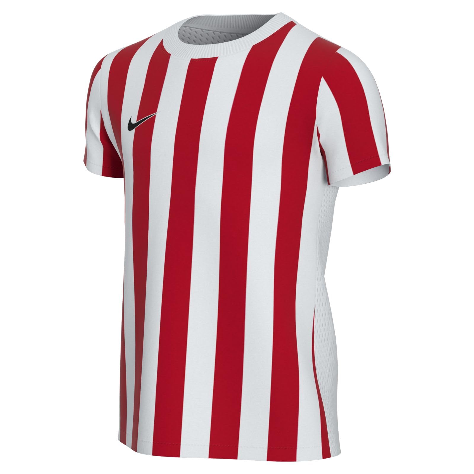 Nike Junior Striped Division Iv Ss Shirt Red