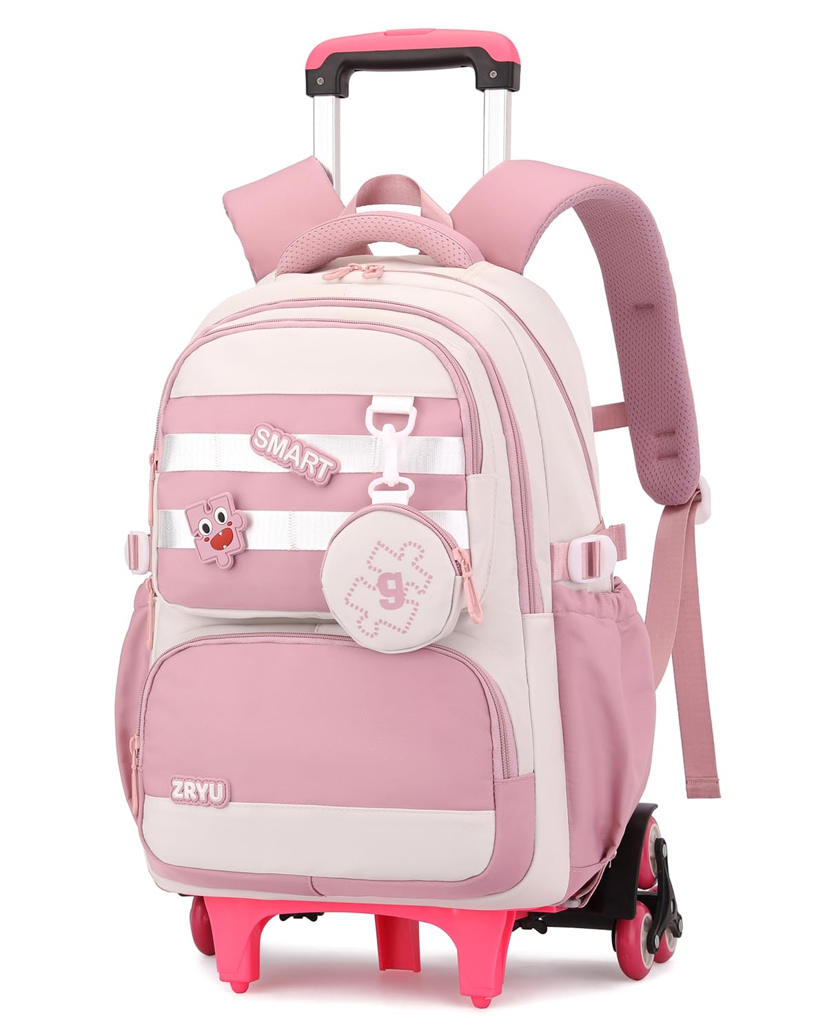 Tanou Cartable a Roulette Fille pour Ecole Primaire et Collège, 30L