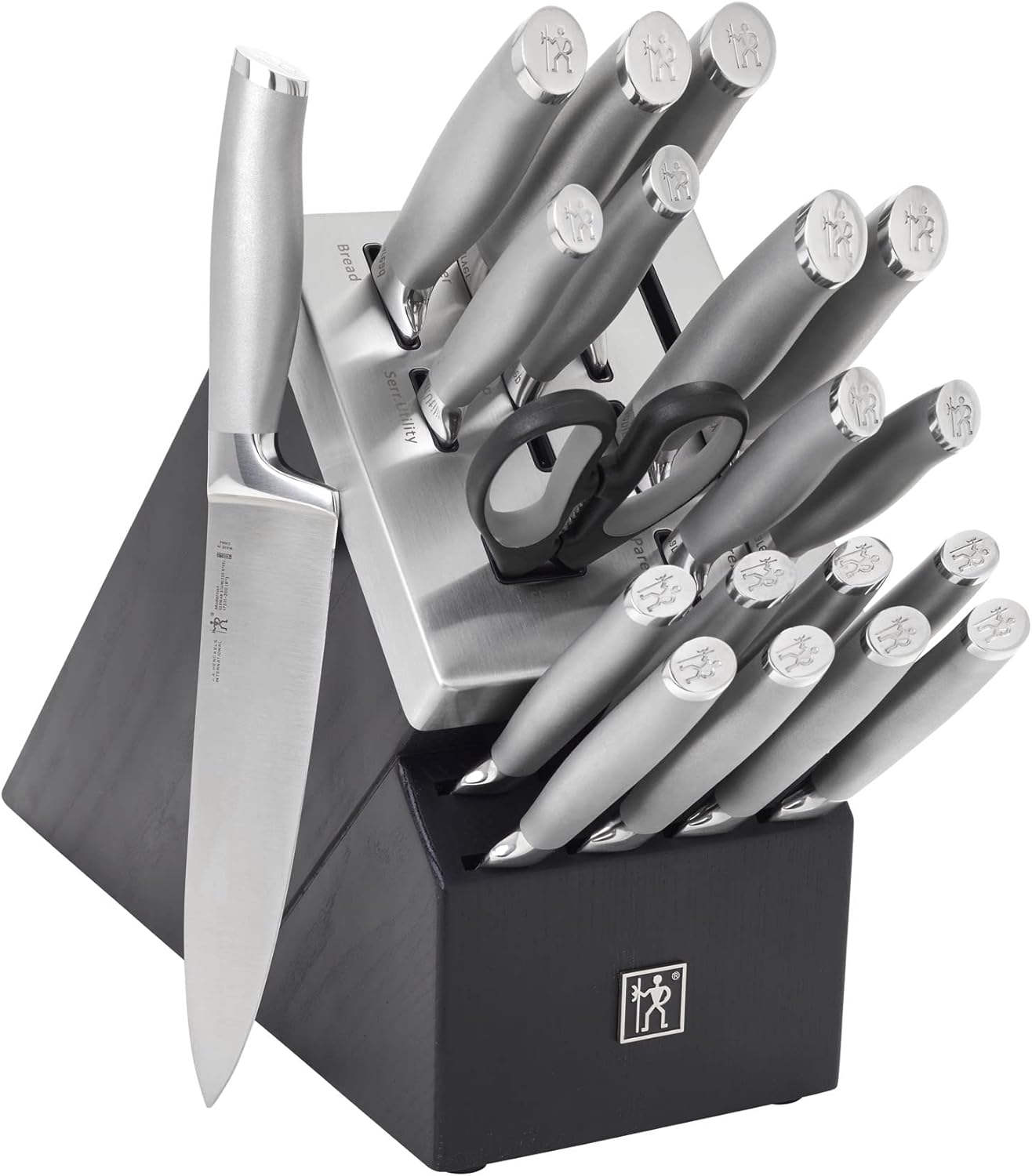 HENCKELS Modernist 20pc SelfSharpening Knife Set with Block, Chef Knife, Paring