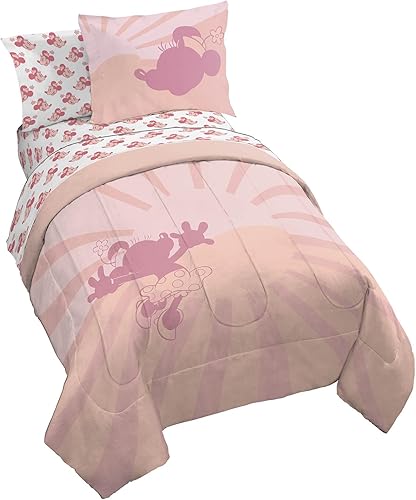 Miniatura 29 de Jay Franco Disney Lilo and Stitch - Juego de edredón tamaño Full, ropa de cama de 7 piezas, incluye juego de sábanas y fundas de almohada, ropa de