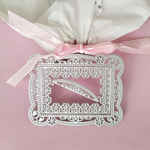 Miniatura 2 de Corte De Metal Morre Corte Die Mold Lace Fundo Frame Do Scrapbook Do Ofício De Papel Stencils Molde FACA De Lâmina SOCO Morre