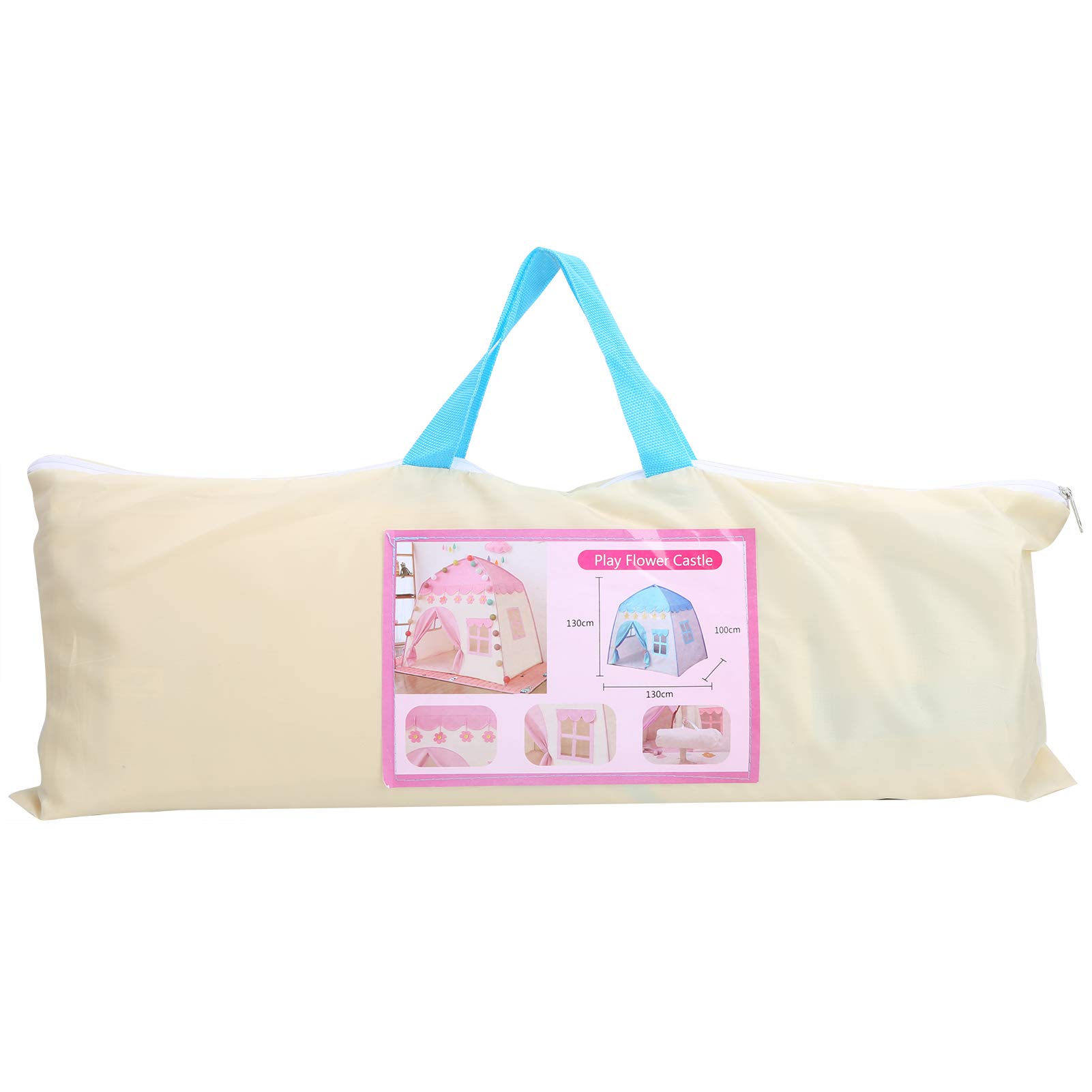 Tenda per bambini Tenda da gioco Princess Castle Indoor Outdoor Teepee Toys Blu per camera