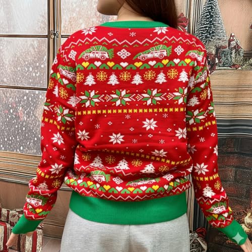 Ugly Christmas Sweater 2025 – Knitted Sweater – Xmas Ugly Sweatshirt – Gifts For Christmas 2 Ugly Christmas Sweater 2025