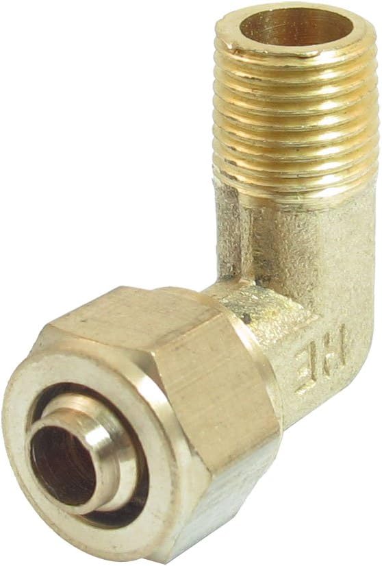 1/4"T Forma Tres Vías Conector Neumático Tee Acoplamiento Rápido Aire