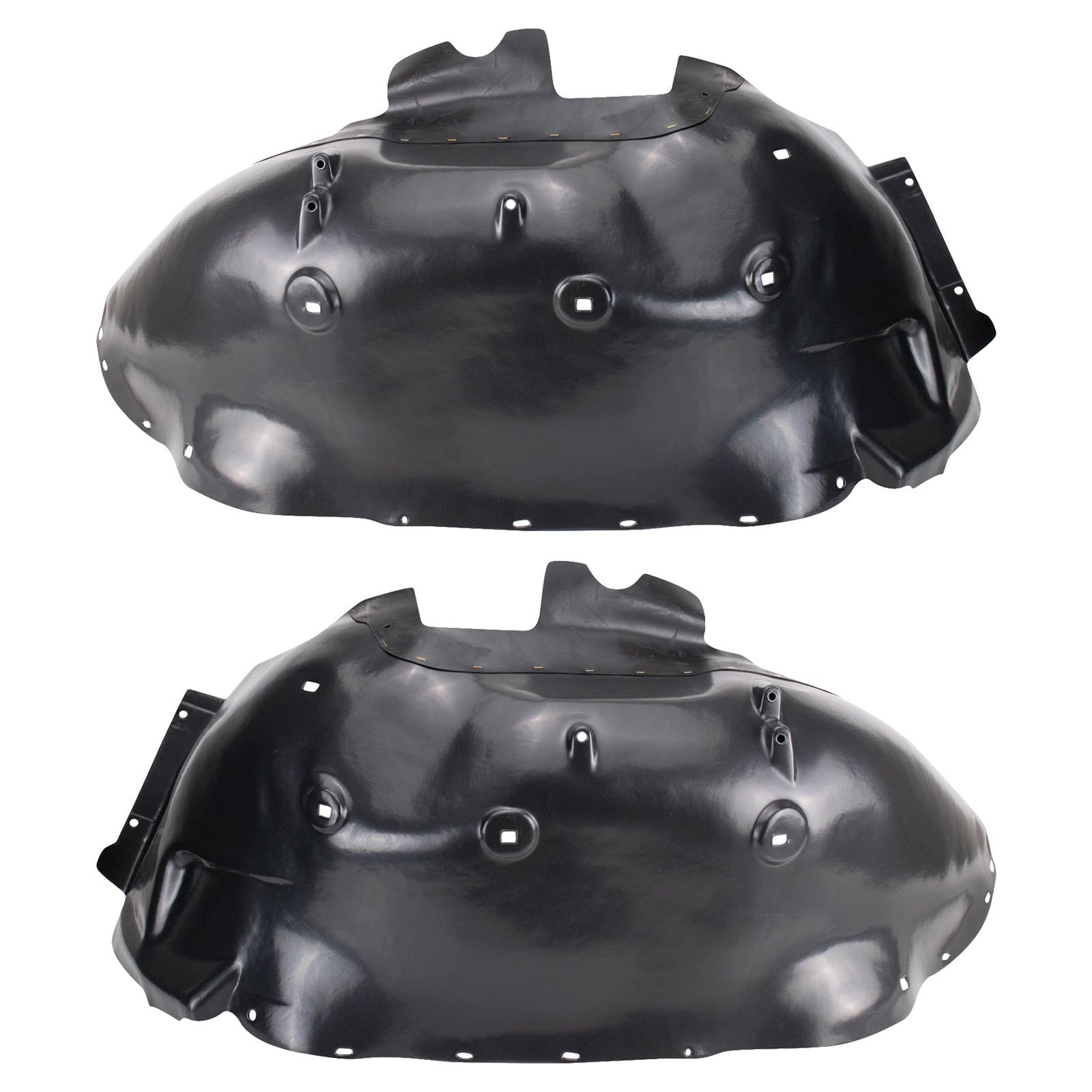 TRQ Front Driver and Passenger Side Inner Fender Liner Set | For 2011-2014 Chevrolet Silverado 2500 HD