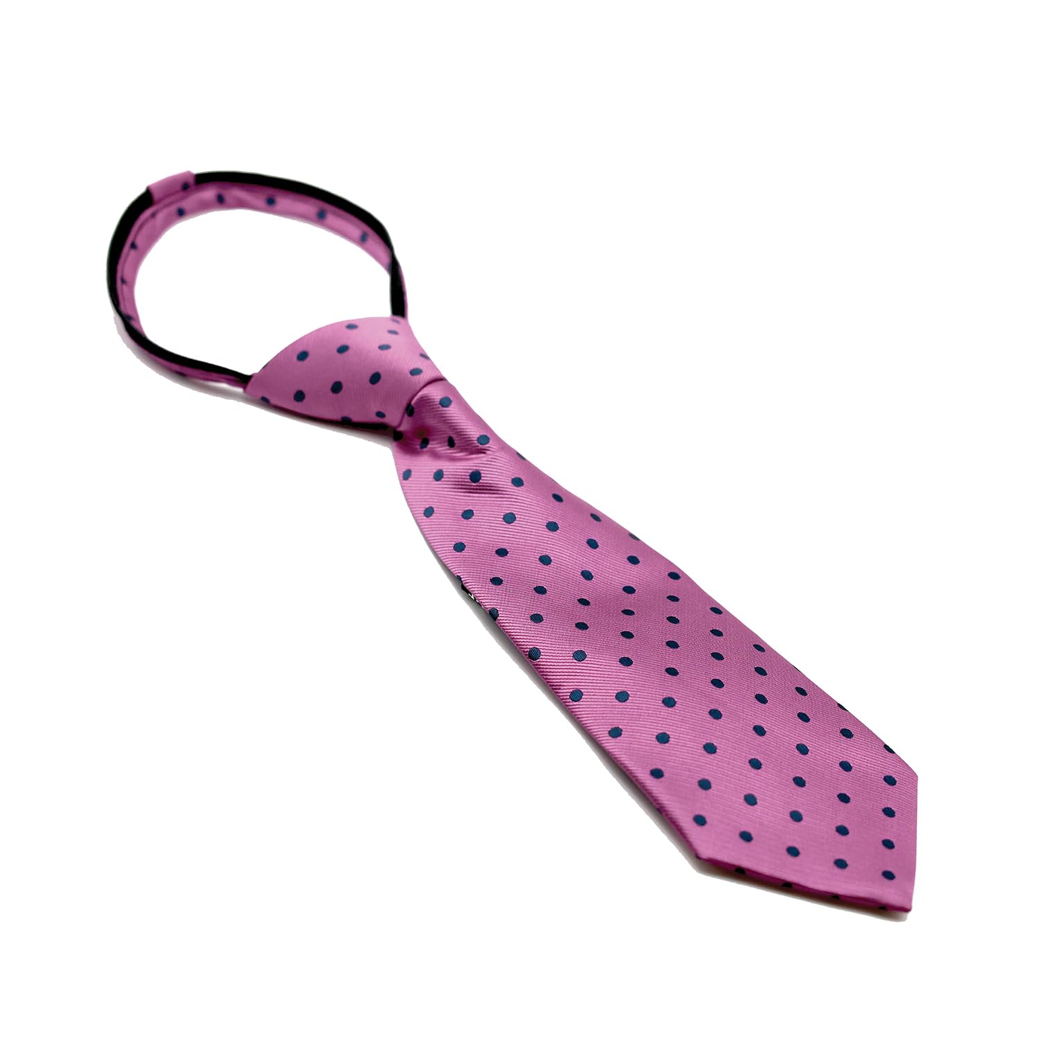 Equetech Women's Rose/Navy Polka Dot Zipper Tie