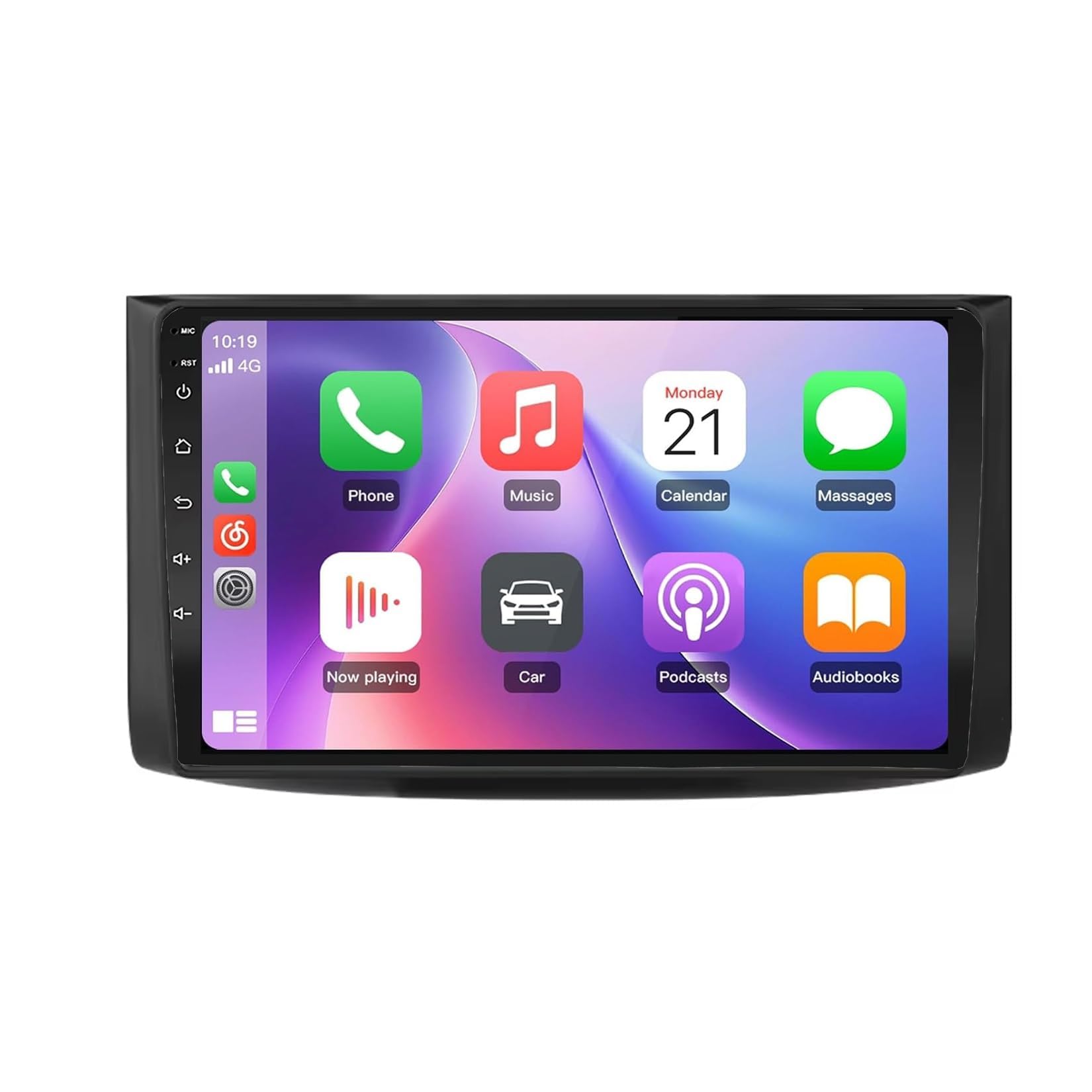 BCBSYCJP Car Radio with Wireless CarPlay Android Auto for Aveo 2006-2012 9 Inch Stereo Mirror Link Bluetooth with Android Auto Carplay Wireless WIFI FM GPS,8 Core 6G+128G