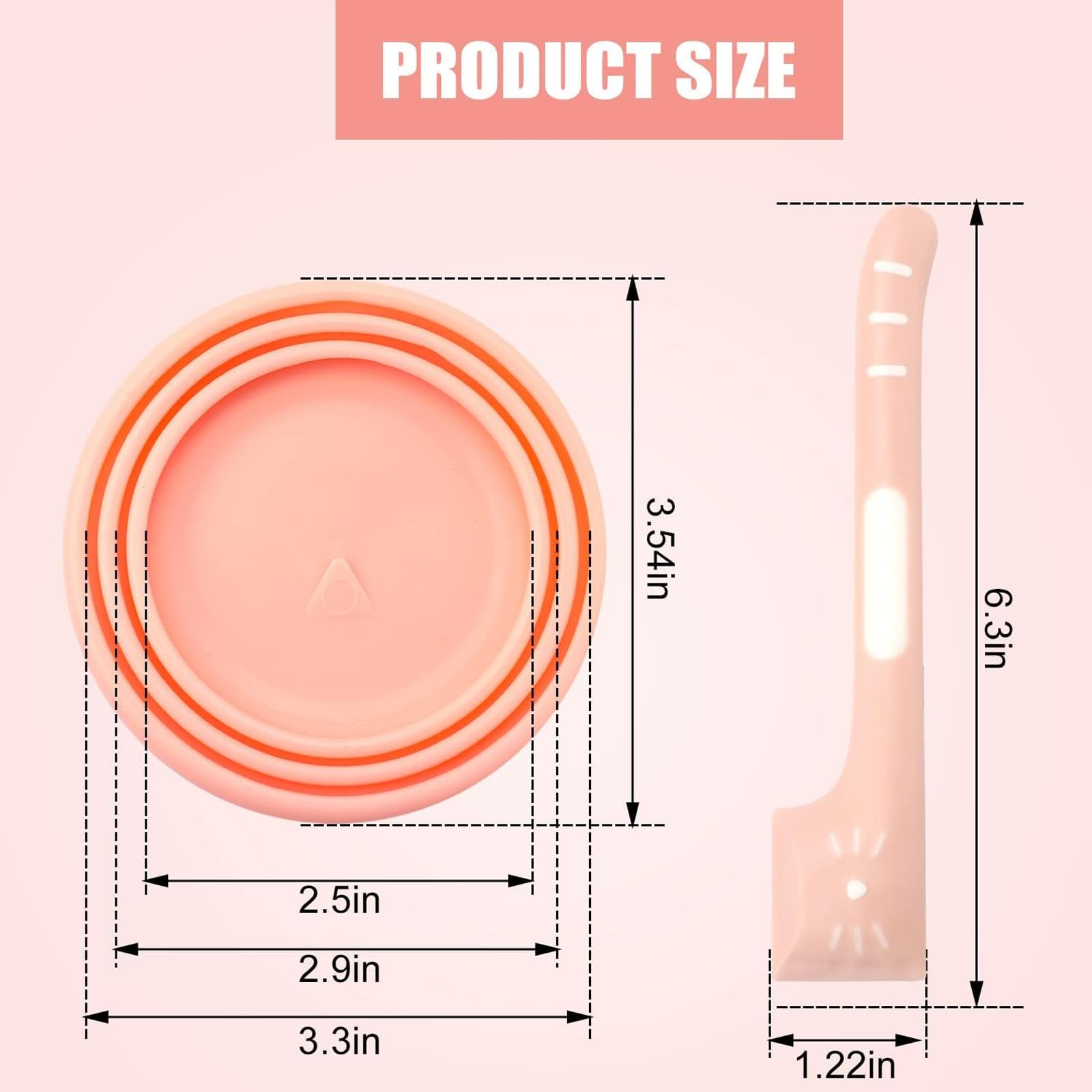 Paquet de 6 Couvercle Silicone de Conserve Cuillères à Nourriture pour Chats pour le Stockage des Aliments Humides
