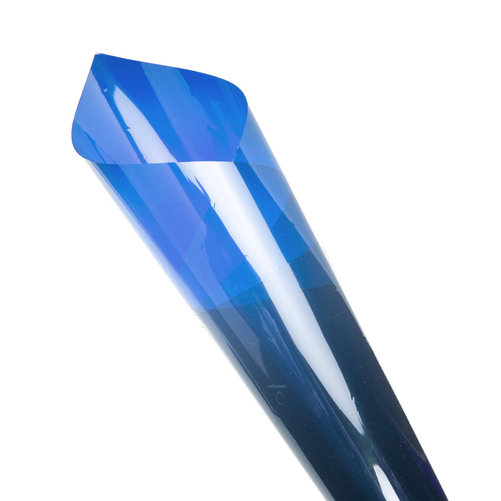 Zestaw 50 x 40 cm żelowy filtr kolorowy, przezroczysta folia kolorowa, korekcyjny żelowy filtr światła CTO CTB do lampy błyskowej, oświetlenia wideo LED, oświetlenia DJ itp. Niebieski
