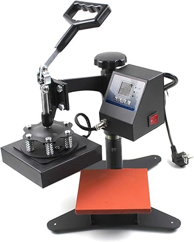 Mini máquina de prensa de calor de 4.7 x 4.7 in Swing Away Digital prensa de calor sublimación máquina de transferencia de calor impresión pequeños