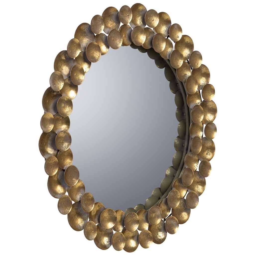 WANDERLUST DECO Espejo de Pared de Metal 59x59x04h cm