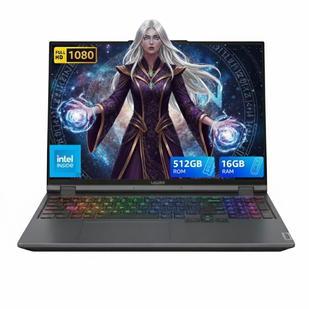 Legion 5 Pro 16IAH7 (82S00003US) Gaming Laptop – 16” WQXGA (2560 × 1600), Intel Core i7-12700H, NVIDIA GeForce RTX 3050 Ti, 16GB DDR5 RAM, 512GB SSD – Storm Gray