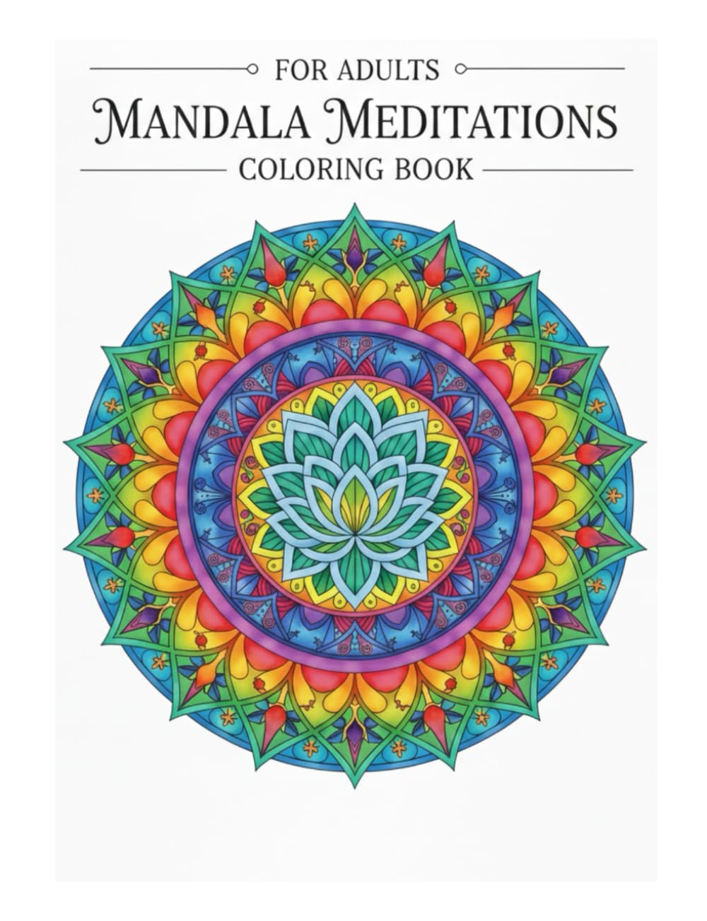 Mandala Meditation: coloring book
