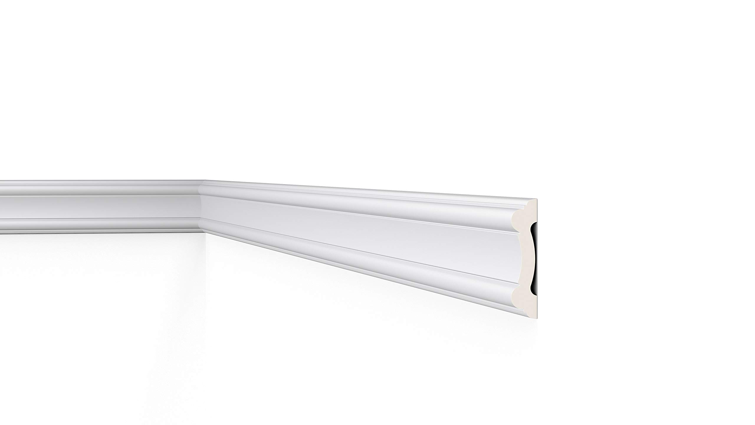 Cimaise Z1550 ARSTYL NOËL & MARQUET en polyuréthane de dimensions 80 x 19 x 2000 mm