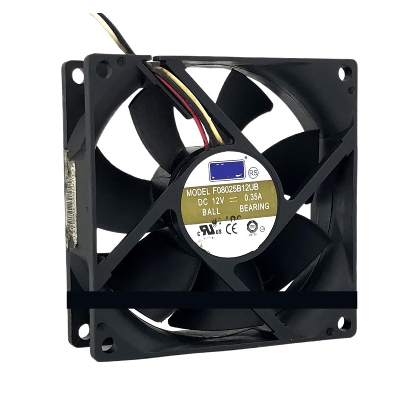 Ventilateur 8025 12V F08025B12UB refroidisseur interne pour boîtier informatique 80mm
