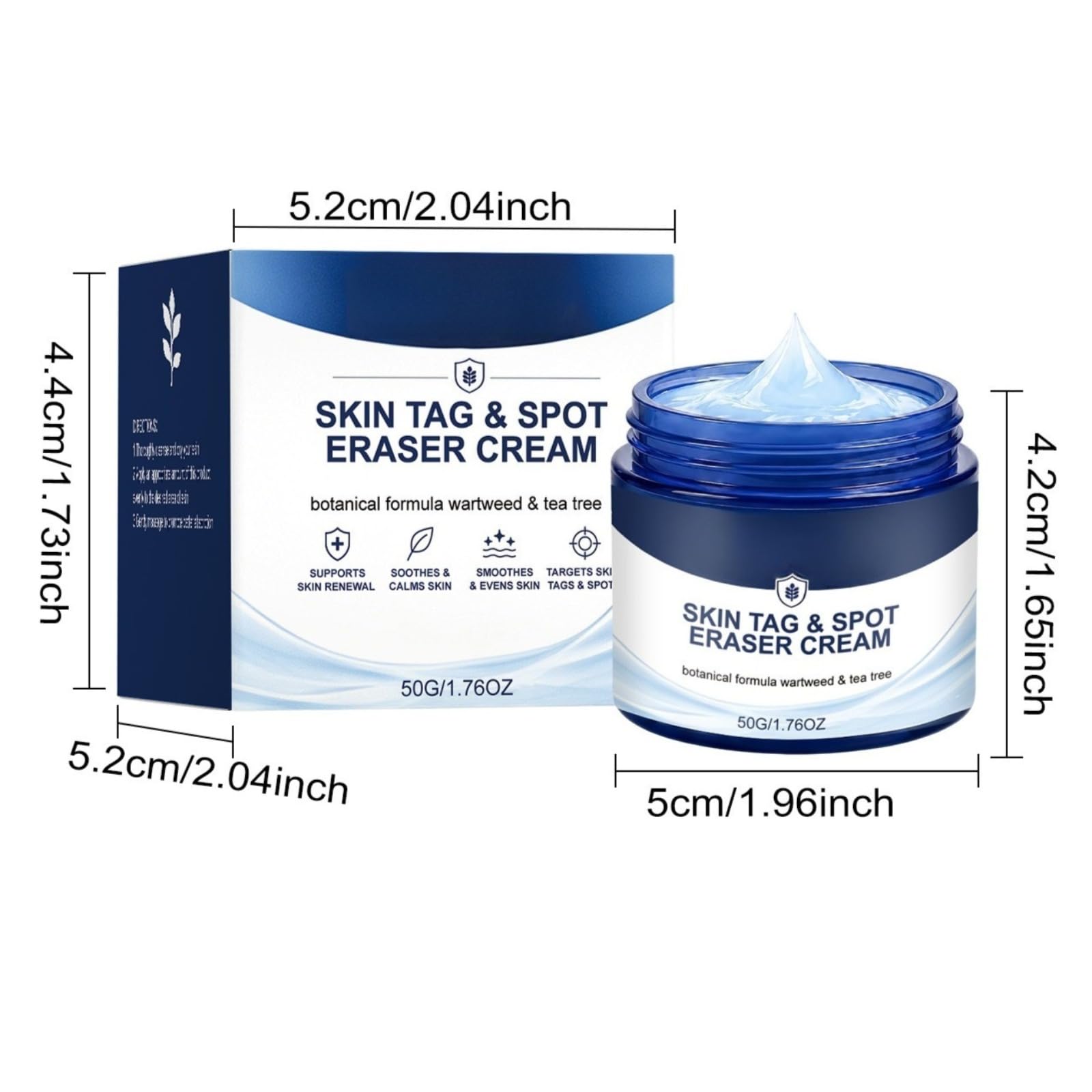Picdo 7 Day Cream Skin Care Creme (2 PCS) | Pflegende Hautcreme für Gesicht & Körper, Sanfte Pflanzliche Formel für Glatte, Ebenmäßige & Intensiv Gepflegte Haut