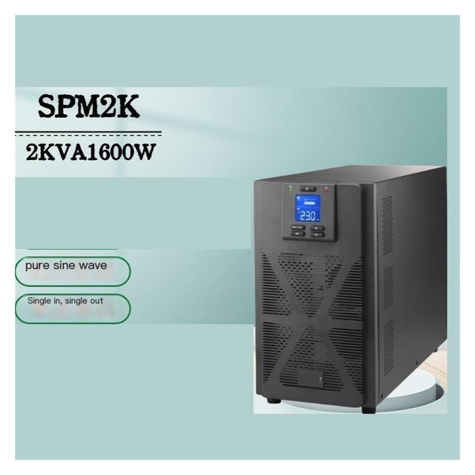 Gruppo di continuità UPS online da 2000VA, UPS a torre SPM2K da 1600W