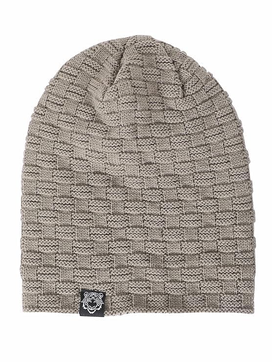 fabseasons Unisex Acrylic Woolen Winter Beanie/Skull Cap with Faux Fur Inner Lining-picture-40