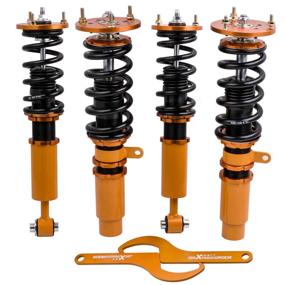 maXpeedingrods Suspension filetée réglable en hauteur pour série 5 (E60) 2004-2010 Golden