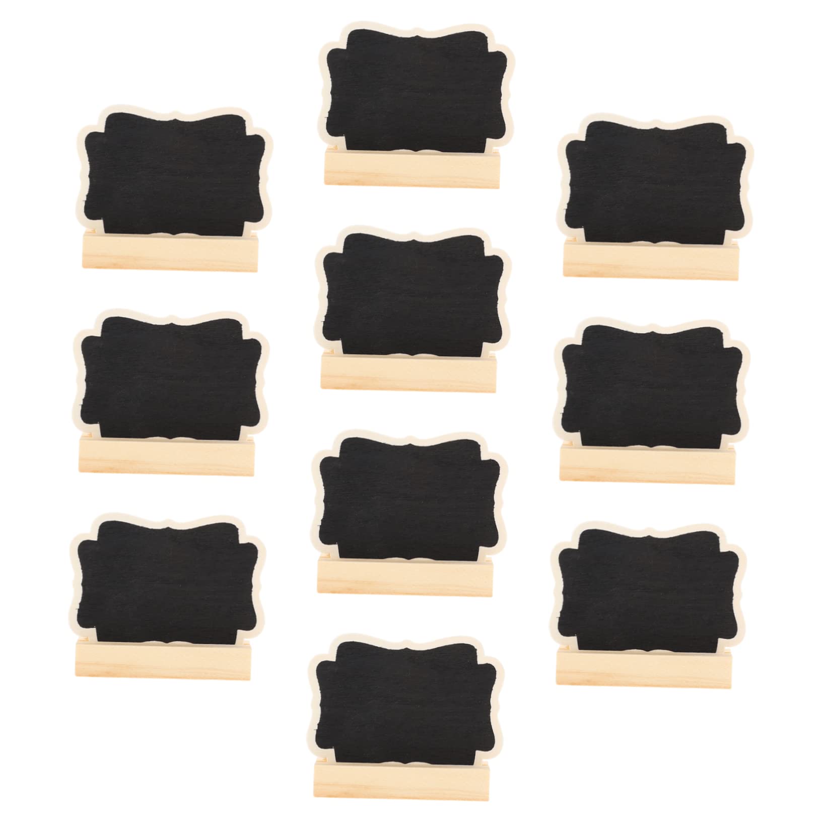 COHEALI 10sets Mini Chalkboard Stand Table Decor for Weddings and Parties Versatile Message Boards Easy to Write and Clean for Notifications and Displays