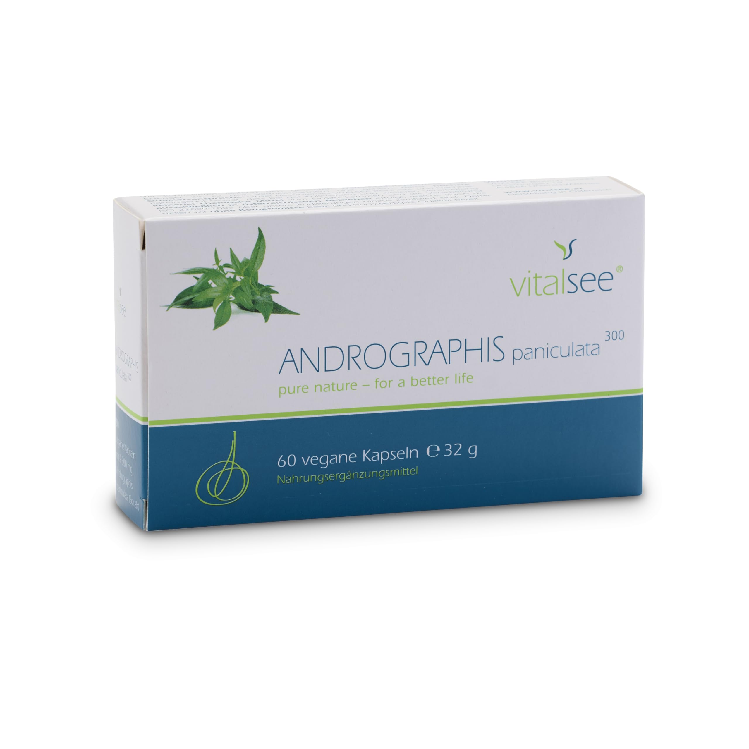 ANDROGRAPHIS paniculata 300 Extrakt – 90 vegane Kapseln – Hochwertiger Extrakt – glutenfrei, laktosefrei, ohne Zusätze – im Blister