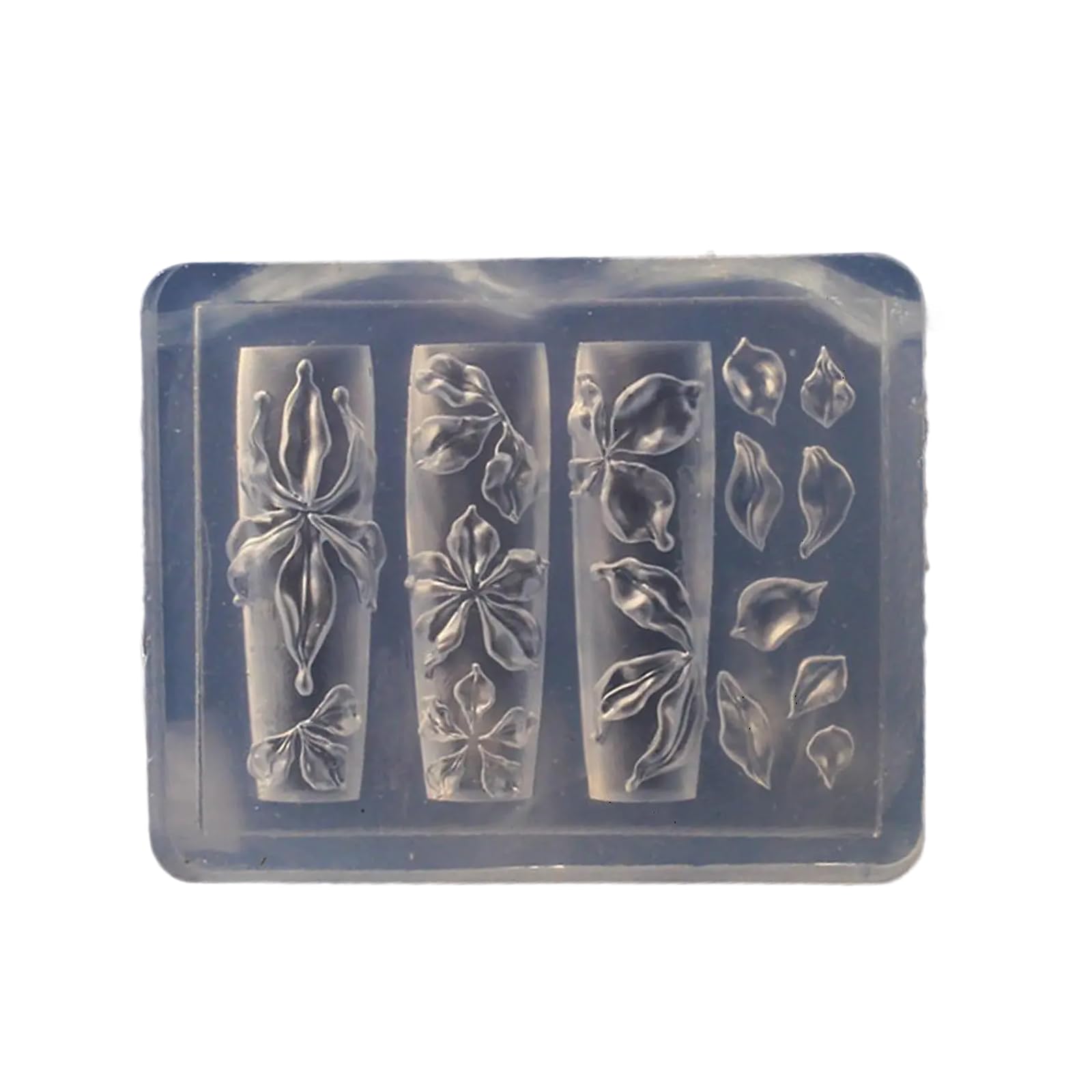 Maxtonser Fashionable Sturdy Silicone Mould Set for Bowknot Designs Portable Accessory for Nails Art Earrings and Necklace Craft