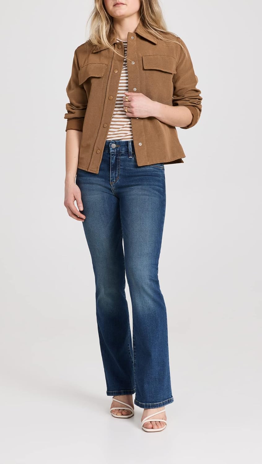 Joe's Jeans Womens The Provocateur Petite Mid Rise Bootcut Jean - Image 5