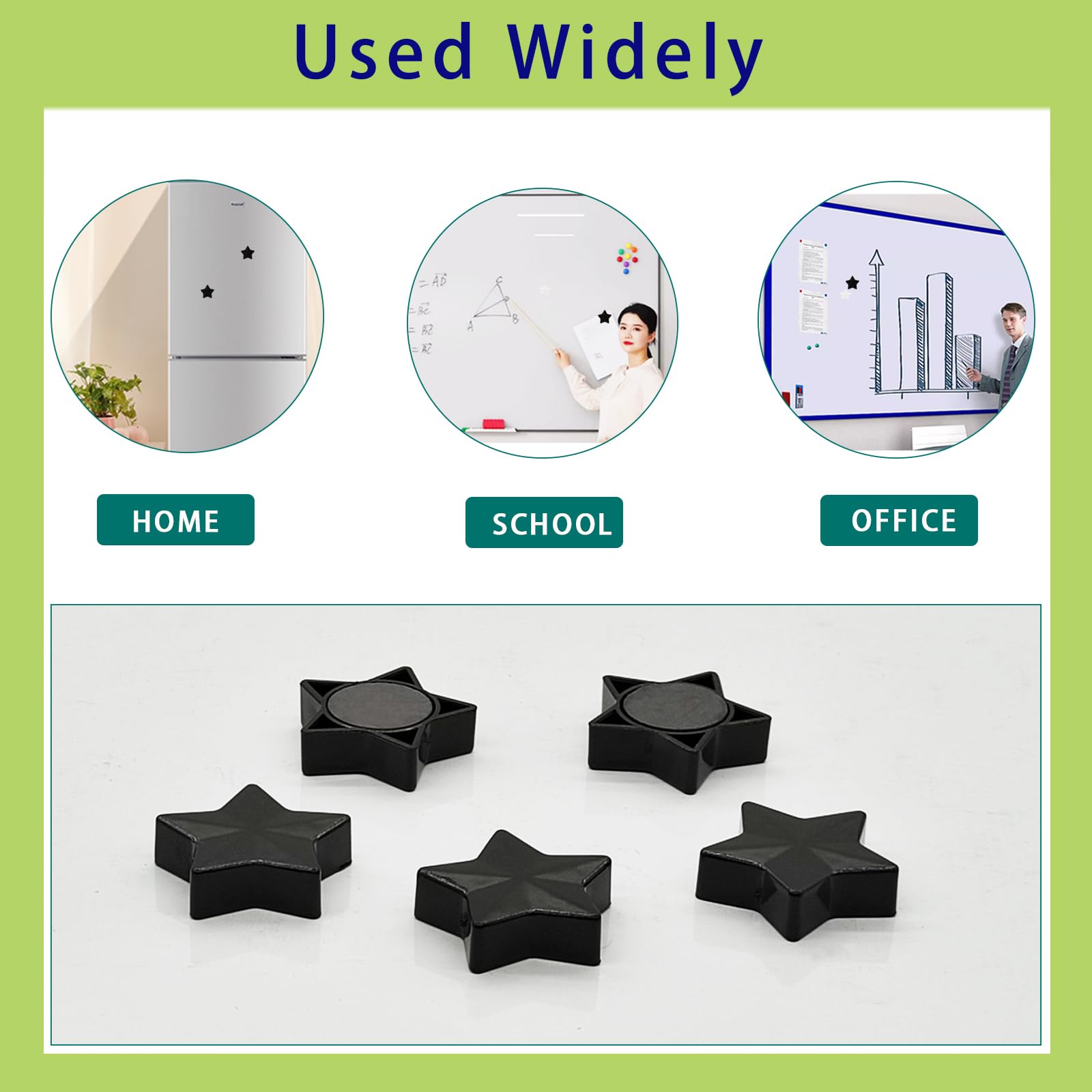 30 Calamite Frigorifero Potenti - Magneti Decorativi Per Lavagna E Superfici Magnetiche - Foto 3