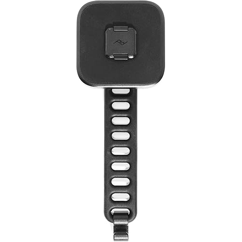 Peak Design Mobile Universal Bar Mount, Silicone Strap Phone Mount, SlimLink Magnetic and Mechanical Lock, Compatible Cases, Phone Holder for Bike, Scooter, Stroller, Golf Cart & More