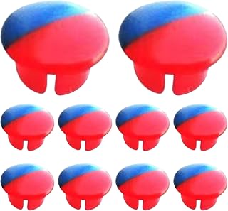 10 botones de índice de grifo, señales de frío/calor, etiquetas de interruptor, pieza de repuesto para grifo, indicador de temperatura, botones fríos/calientes para cocina, baño, piezas de repue
